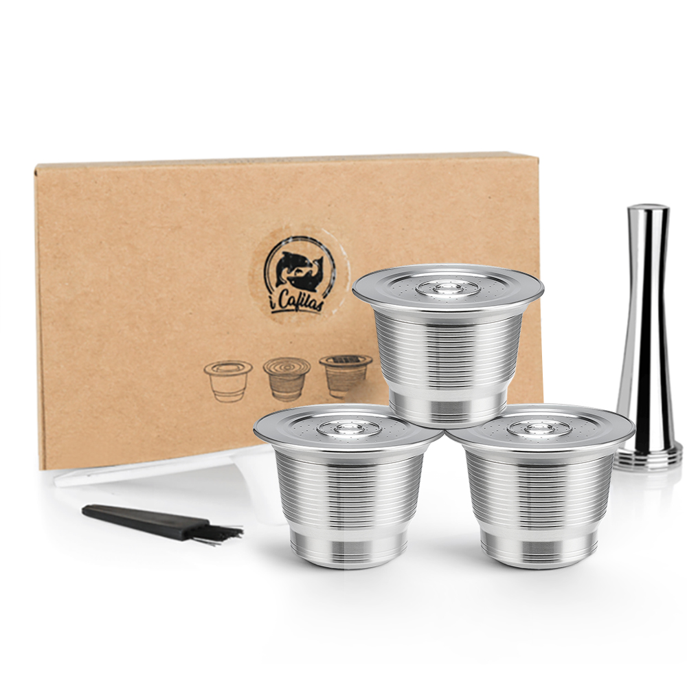 Quality Coffee Equipment - Cápsula de café reutilizable Nespresso, filtros