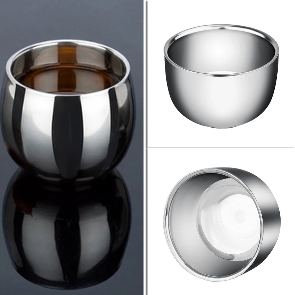 Quality Coffee Equipment - Taza de acero inoxidable de 100/150