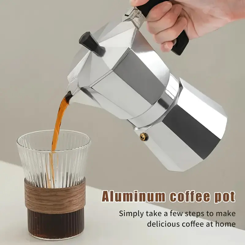 Coffee Equipment Set - Cafetera Moka Clásica de Aluminio de