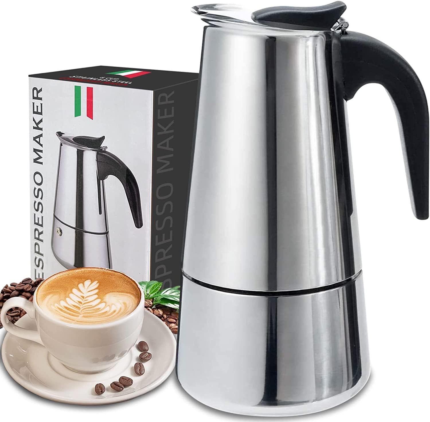 Coffee Equipment Set - 4/6/9 tazas Moka Pot Caffe Tazas