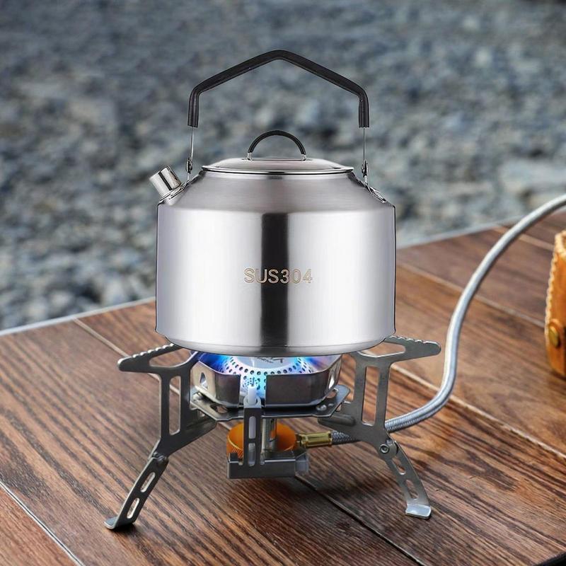 Coffee Equipment And Supplies - Hervidor de agua para acampar, 1L/1,5l,