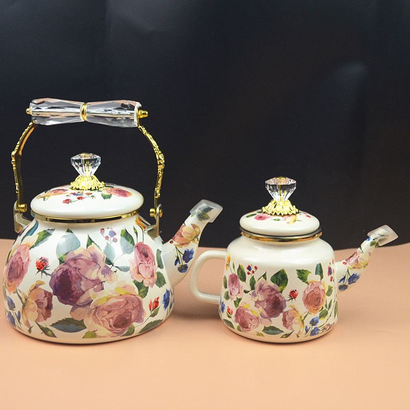 Hervidor de esmalte rosa de pi - Vintage Coffee Equipment reseña y precio