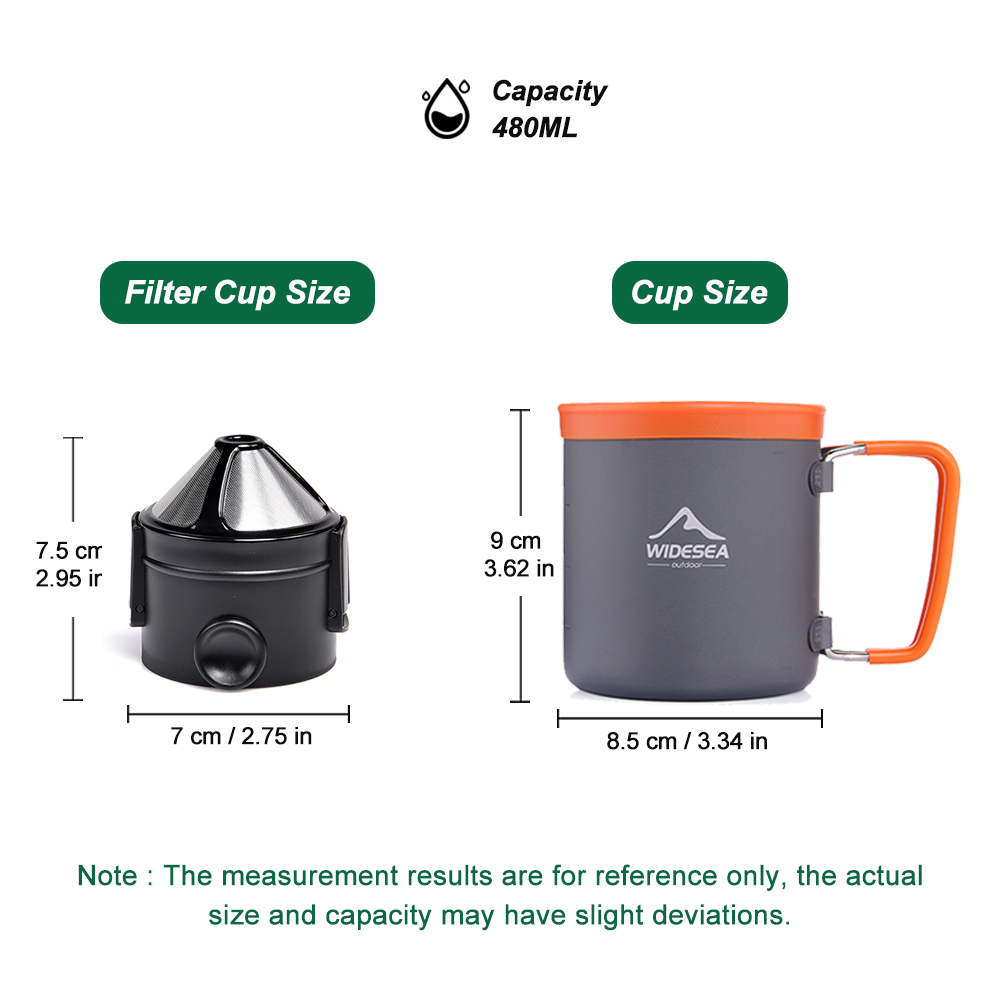 Vajilla para acampar, juego de - Coffee Equipment Camping reseña y precio