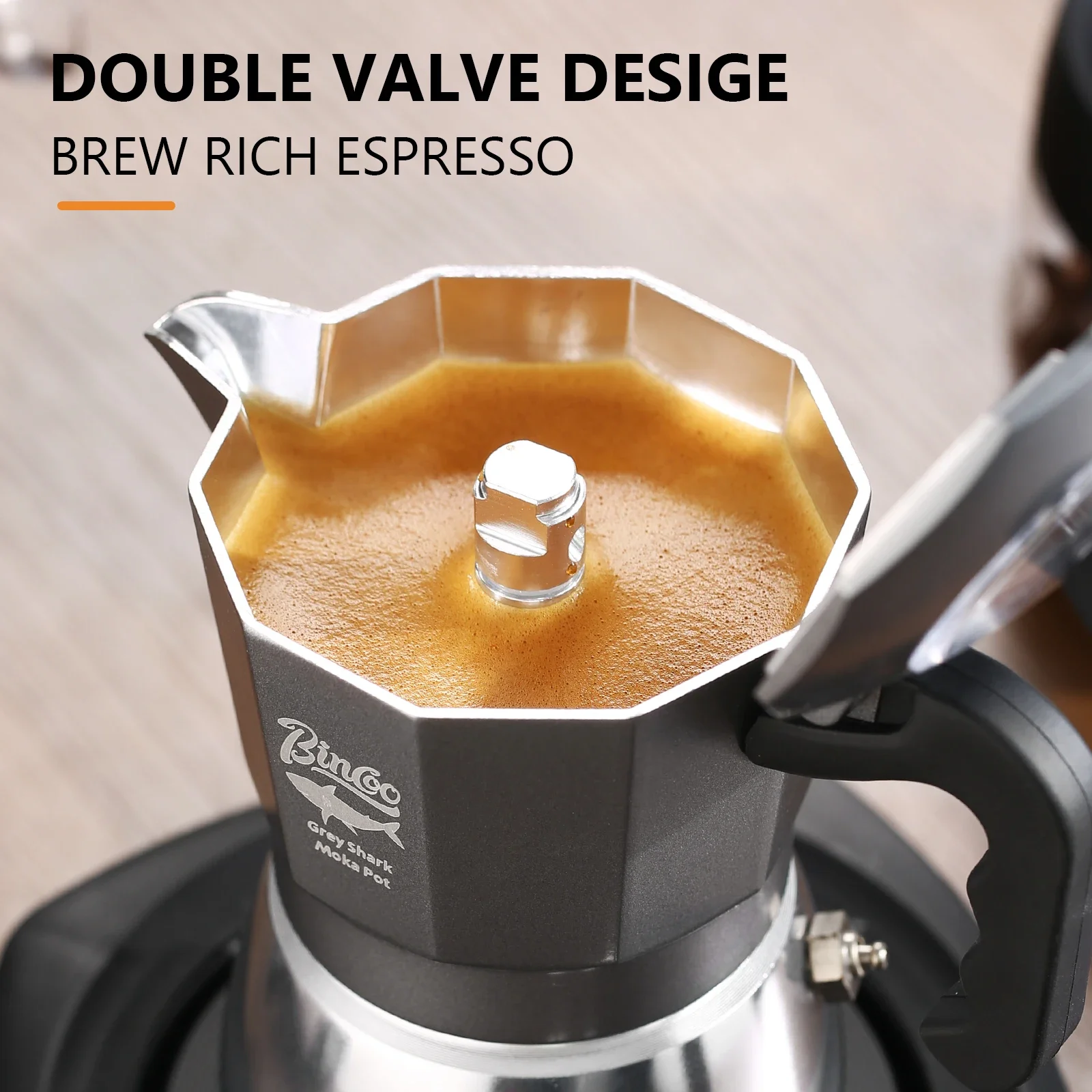 Cafetera Moka Bincoo de 2 Taza - Coffee Equipment Set reseña y precio