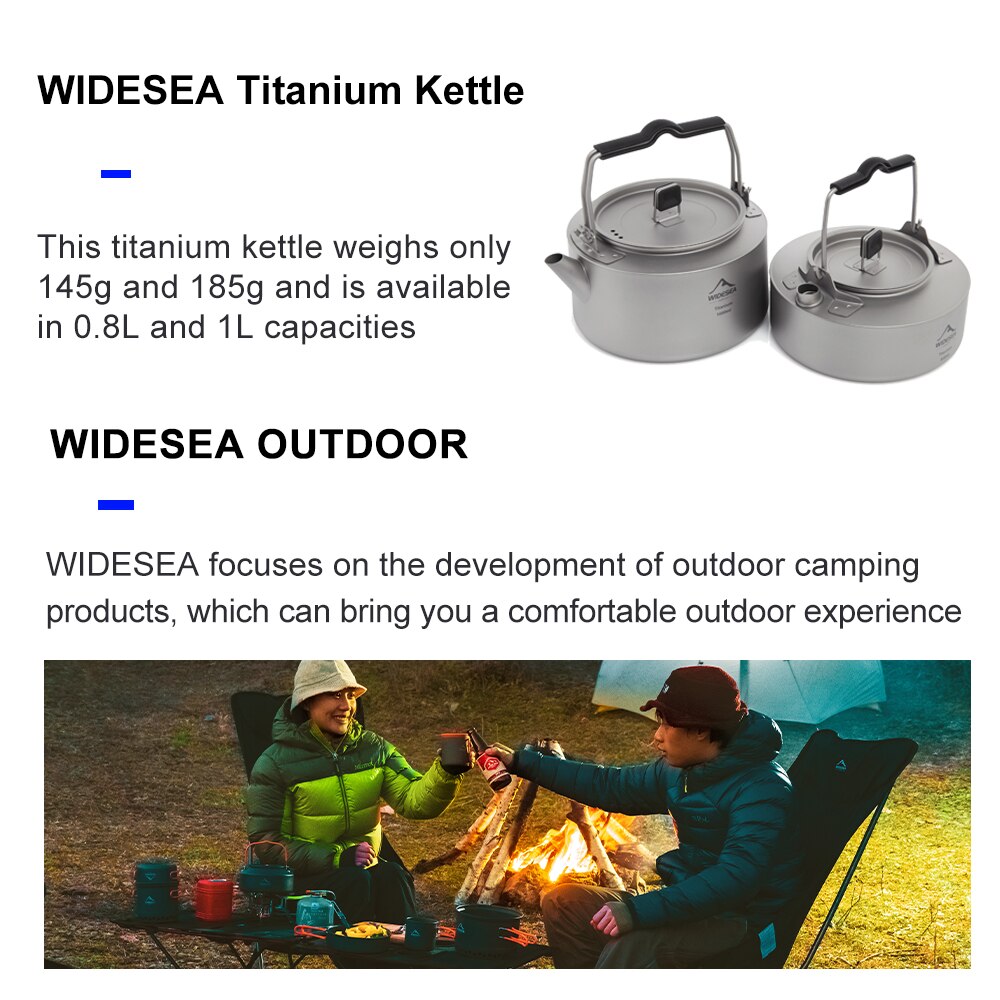 Widesea-hervidor de titanio pa - Coffee Equipment And Supplies reseña y precio