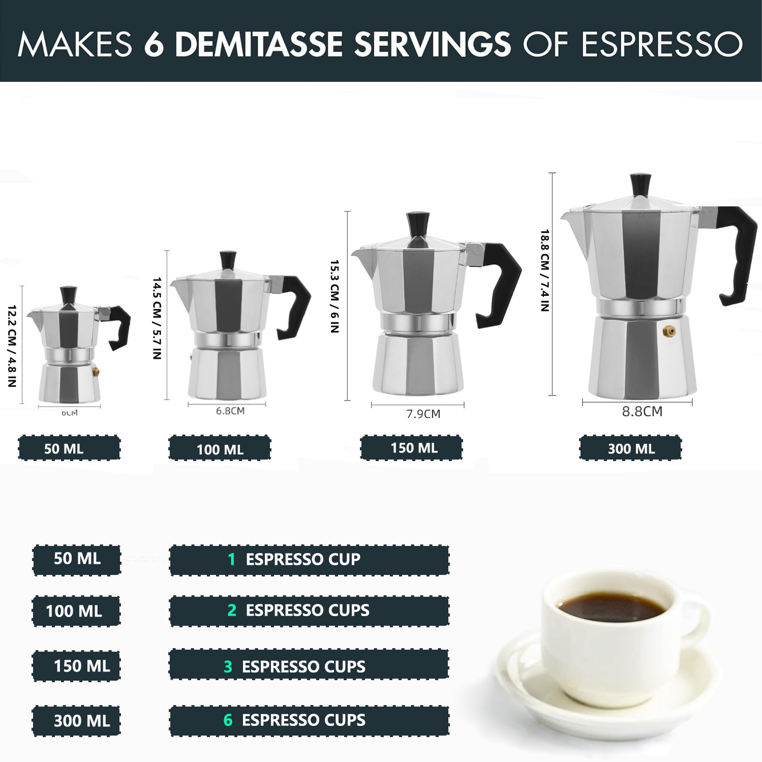 Cafetera Moka Clásica de Alumi - Coffee Equipment Set reseña y precio