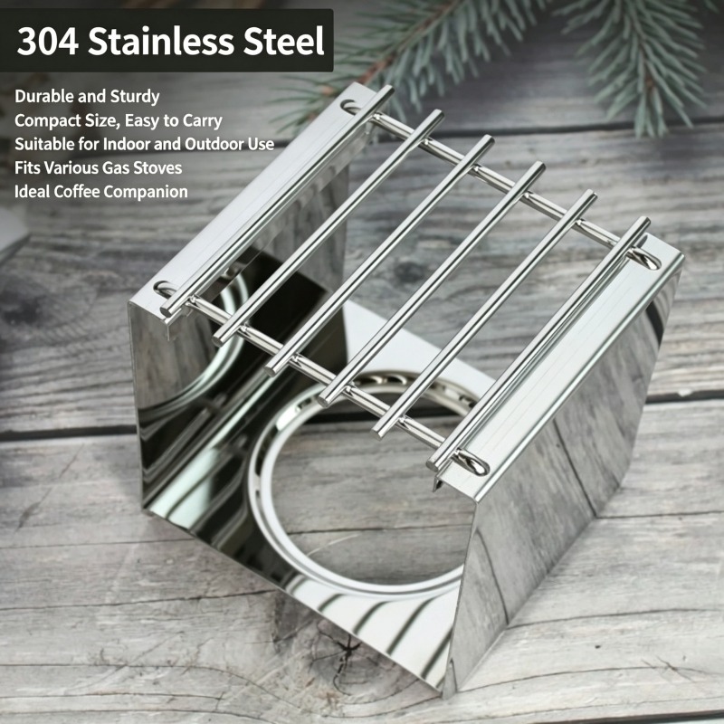 Soporte Cuadrado de Acero Inox - Coffee Equipment Camping reseña y precio
