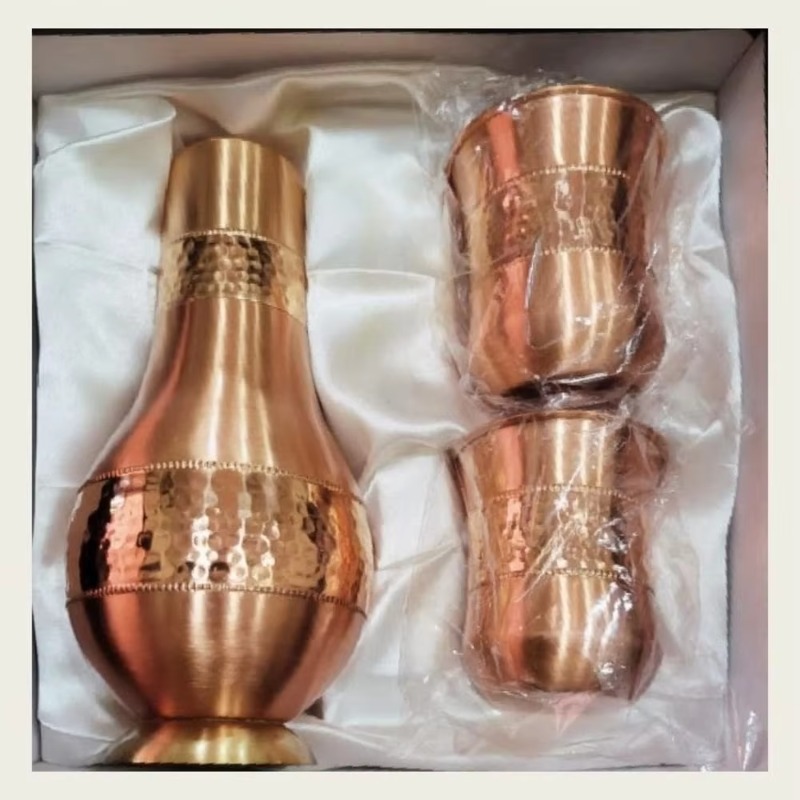 Jarra de agua de cobre lisa de - Vintage Coffee Equipment reseña y precio
