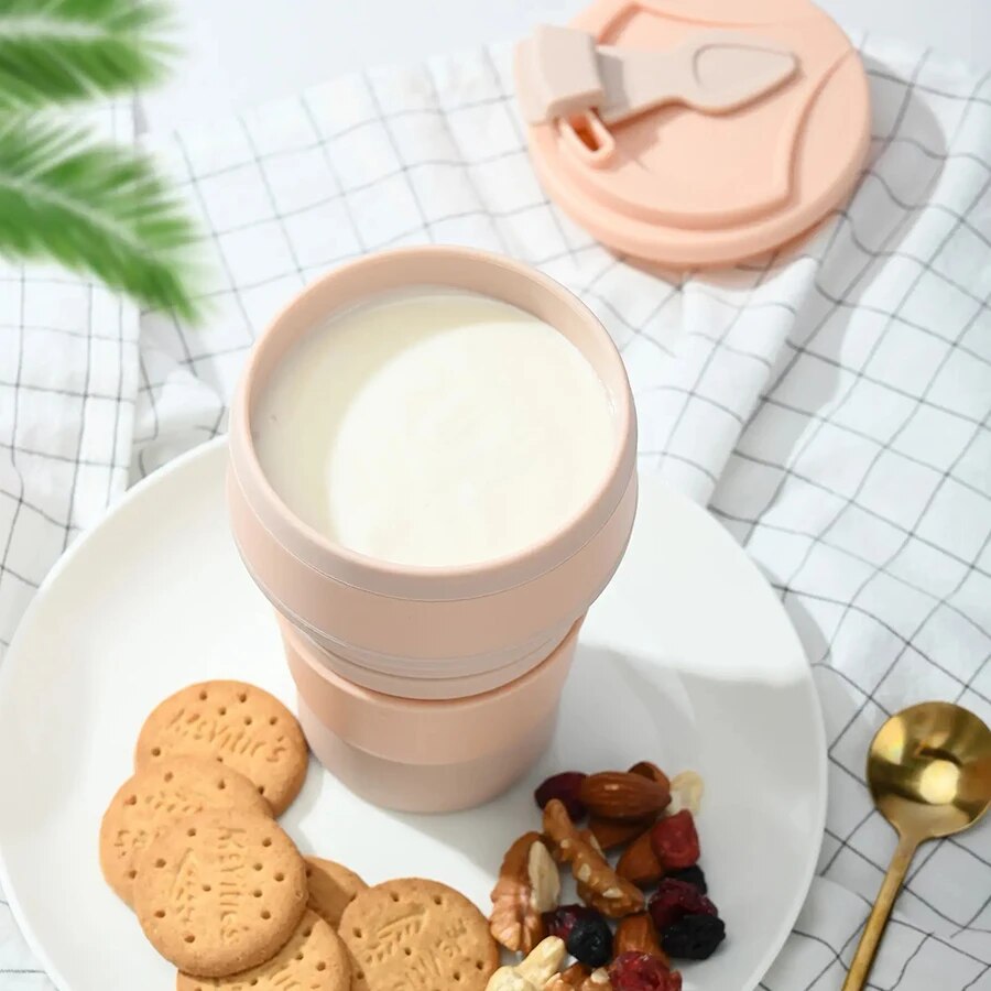 Taza plegable de silicona de c - Coffee Equipment Camping reseña y precio